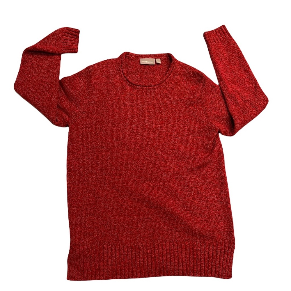 Croft & Barrow Crew Neck Sweater in Red.  Pullover. Size large - Picture 12 of 12